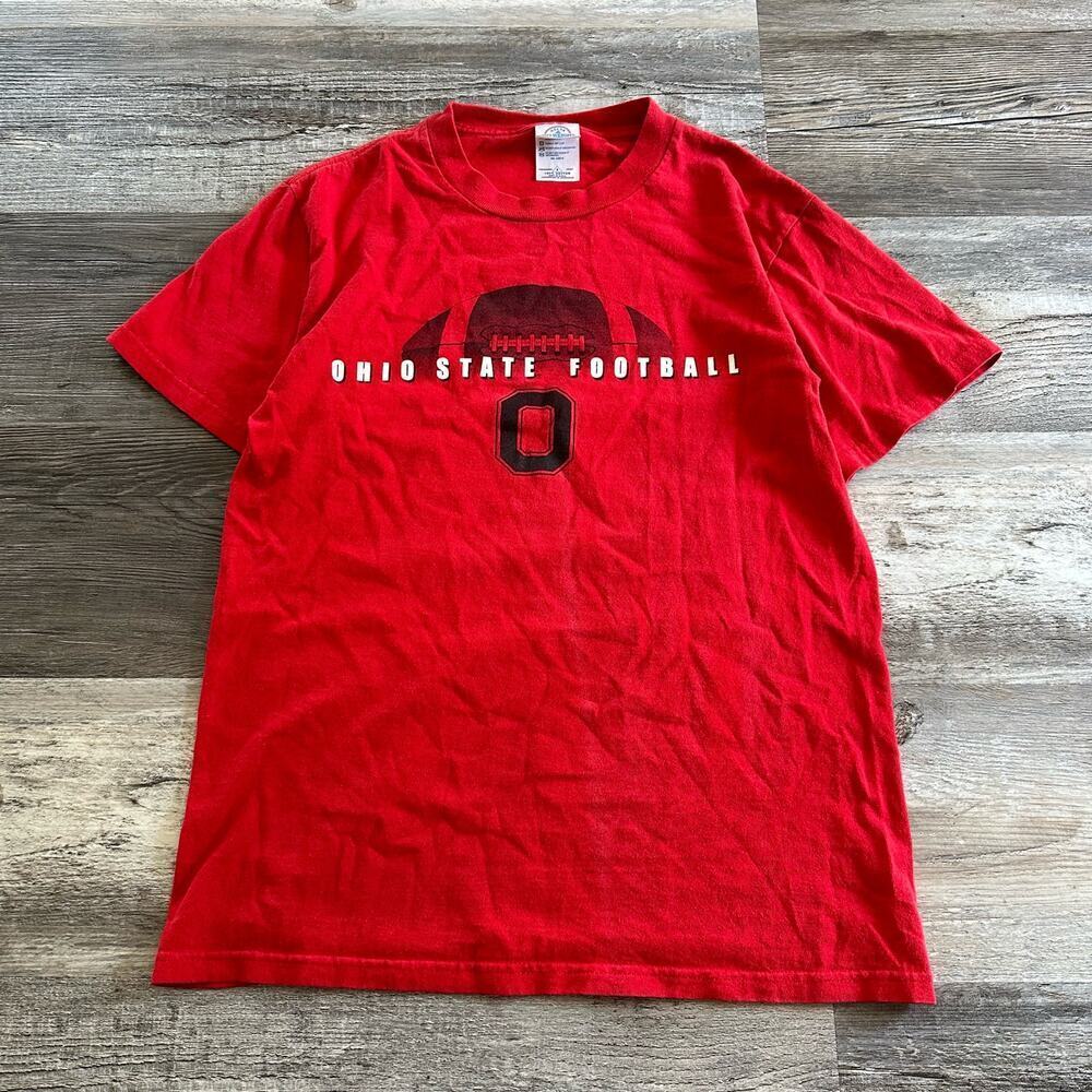 Vintage 90s y2k Delta Pro Weight Ohio State University Football Tshirt
